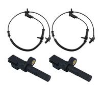 capteurs vitesse ABS Capteur ABS De Vitesse De Roue Avant Arrière Gauche Et Droite Compatible Avec Dodge Pour Ram 1500 2007-2010 Pour Durango 2004-2006 68060333AA 56028668AA(4pcs)