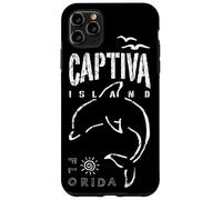 Captiva Island Souvenir, Florida Dolphin Sailing Boat, FL Coque pour iPhone 11 Pro Max