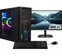 CAPTIVA Power Starter R80-006 TFT Bundle AMD Ryzen™ 5 5600G 32 GB DDR4-SDRAM 1 TB SSD PC de bureau noir (80006)