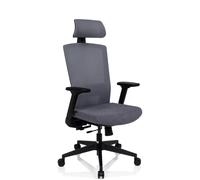 CAPTIVO - Siège de bureau de qualité professionnelle Gris