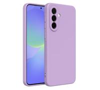 Captor Coque colorée en Silicone Liquide pour Samsung A36, Haute qualité avec Bord relevé pour écran et Protection Appareil Photo Souple avec Microfibre intérieure (Violet Lilas)