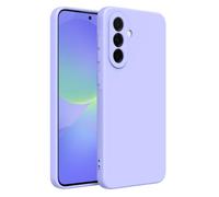 Captor Coque colorée en Silicone Liquide pour Samsung A36, Haute qualité avec Bord relevé pour écran et Protection Appareil Photo Souple avec Microfibre intérieure (Lavande Bleue)