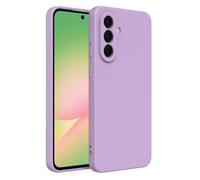 Captor Coque colorée en Silicone Liquide pour Samsung A56, Haute qualité avec Bord relevé pour écran et Protection Appareil Photo Souple avec Microfibre intérieure (Violet Lilas)