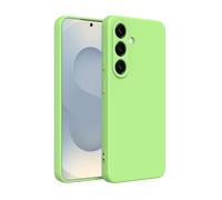 Captor Coque colorée en Silicone Liquide pour Samsung S25, Haute qualité avec Bord relevé pour écran et Protection Appareil Photo Souple avec Microfibre intérieure (Vert)