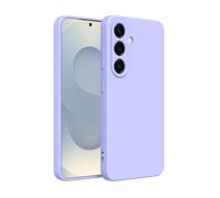 Captor Coque colorée en Silicone Liquide pour Samsung S25, Haute qualité avec Bord relevé pour écran et Protection Appareil Photo Souple avec Microfibre intérieure (Lavande Bleue)