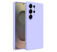 Captor Coque colorée en Silicone Liquide pour Samsung S25 Ultra, Haute qualité avec Bord relevé pour écran et Protection Appareil Photo Souple avec Microfibre intérieure (Lavande Bleue)
