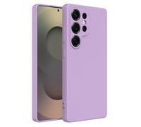 Captor Coque colorée en Silicone Liquide pour Samsung S25 Ultra, Haute qualité avec Bord relevé pour écran et Protection Appareil Photo Souple avec Microfibre intérieure (Violet Lilas)