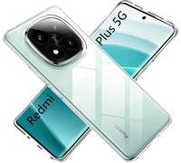 Captor Coque Xiaomi Redmi Note 14 Pro / 14 Pro Plus Transparente en TPU Souple et Silicone Flexible, Protection Chocs, Absorption des Chocs, Anti-Jaunissement pour Coque Redmi Note 14 Pro