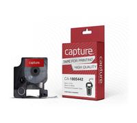 Capture CA-1805442 ruban d'étiquette Noir sur blanc