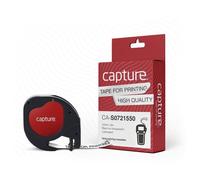 Capture CA-S0721550 ruban d'étiquette Noir sur transparent