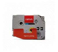 Capture CA-TZE315 ruban d'étiquette Blanc sur noir