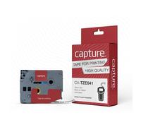 Capture CA-TZE641 ruban d'étiquette Noir sur jaune