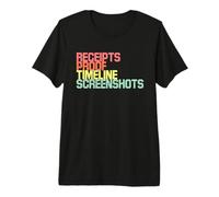 Capture d'écran de la chronologie des reçus Witty Retorts Snappy Comebacks T-Shirt Haut de Gamme