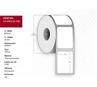 Capture Label 102 x 51mm, Core 76mm,