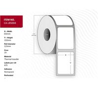 Capture Label 102x152, Core 25,