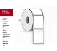 Capture Label 148 x 210mm, Core 76mm,