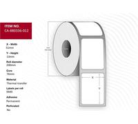 Capture Label 51 x 13mm, Core 76mm,