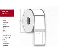 Capture Label 56x30, Core 21 Ø 39 mm.
