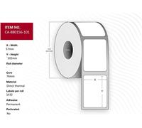 Capture Label 57 x 102mm, Core 76mm,