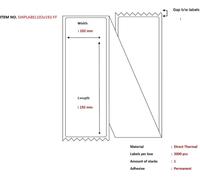 Capture Ship-label 102 x 192mm,