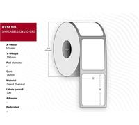 Capture Ship-label 102 x 192mm, Core