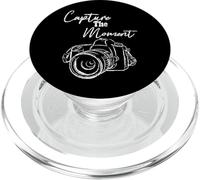 Capture The Moment - Graphique Amusant pour Photographe PopSockets PopGrip pour MagSafe