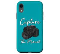 Capture The Moment Photographie Drôle Photographe Coque pour iPhone XR