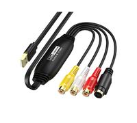 Capture Vidéo USB VHS Vers Convertisseur Numérique Carte de Capture Audio Vidéo USB 2.0 pour TV DVD VHS Prise en Charge Du Système Windows