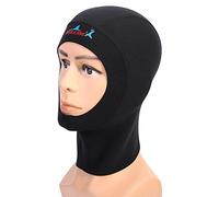 Capuche de Plongée sous-Marine 1 Mm/3 Mm en Néoprène Capuche de Combinaison de Plongée en Apnée Capuche de Surf Divers Chapeau de Plongée pour Plongée en Apnée Kayak Voile Canoë(XL-1 mm)