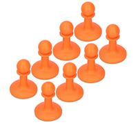 Capuche de Tente Résistante aux éclairs, 8 Pièces Design de Support | Matériau TPR, utilisation en extérieur, forte stabilité, empêche l\'effondrement