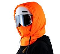 Capuche imperméable doublée en - Respirante, Coupe, Couvre-Visage à Capuche, Cagoule d'hiver Robuste, Protection Thermique Durable | Merveilleux Look, Orange