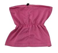 Capuche pour Chiot, Tour de Cou Respirant et Ajustable avec Sangle Extensible, en Soie glacée légère, idéale pour Les Voyages d'été en extérieur. Couvre-Chef Respirant et Chaud avec Sangle (Red, C)