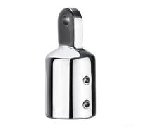 Capuchon à œillet en acier inoxydable 316 brillant pour auvent Bimini 22 mm 25 mm systèmes de montage à glissière sur bateau (22 mm)