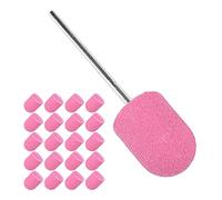 Capuchon abrasif portable pour nail art, foret à ongles, kit de bandes abrasives, tête de meulage, foret à ongles, pédicure, accessoire de machine de pédicure, outil de manucure et pédicure (13 x 19