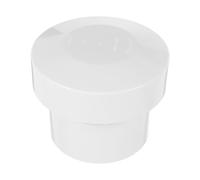 Capuchon Adaptateur de Conduit D’air Vanne D’admission 110 MM | Plastique Blanc, Mécanisme D’évacuation Automatique, pour Ouvertures de Ventilation et Gaines Hvac