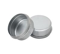 Capuchon anti-poussière de 2.44 pouces, moyeu de roue d'essieu de remorque et couvercle de graisse de roulement adapté for remorque de bateau, essieux 6k 7k revêtus de Zinc, 2 pièces