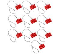 Capuchon anti-poussière pour connecteur de chariot élévateur, couvercle de Protection en plastique rouge à Texture dure 50A 10 pièces