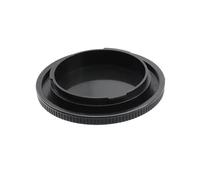 Capuchon arrière d'objectif à monture RF for Canon /capuchon de corps d'appareil photo/ensemble de capuchons couvercle d'objectif en plastique noir for EOS R RP R3 R5 R6 R7 R10 R6II R7II R5c(Camera Bo