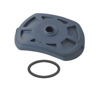 Capuchon avec joint mesurant 56x13x40 mm pour la fixation de solins pour tôle de toiture : - TUILES D'ARGILE BLEUE. - CO00NBA