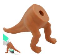 Capuchón Caca Dinosaurio - Tapa Creativa Silicona Pasta, Accesorio Higiene Infantil | Material Seguro Cierre Práctico Duradero Producto Uso Divertido Cepillado Rutina Familiar Niños Grandes