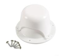 Capuchon d'aération de plomberie blanc pour camping-car - 5,1 cm - Noir | Construction ABS blanche, inhibiteurs UV inclus, empêche la déformation, facile à installer, compatible avec les camping-cars
