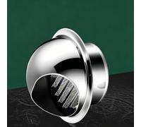 Capuchon D'aération En Acier Inoxydable, Couvercle De Grille De Valve D'air Sphérique De Sortie, Extracteur Externe, Facile À Installer, For Grenier, Garage(300 mm/11.8 in)