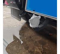 Capuchon d'attelage de remorque avec housse imprimée 3D, compatible avec les boules d'attelage de remorque standard, conçu pour le bac récepteur des débris (gris)