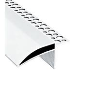 Capuchon De Bande Anti-goutte En Aluminium, Moulage De Déviateur De Bord | Empêche le ruissellement des eaux de pluie, découpable,installation facile,amélioration de l'habitat(65mm)