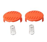 Capuchon de bobine de rechange pour débroussailleuse Black & Decker, couvercle de bobine d'alimentation automatique, haut ABS de retenue de ligne de jardin, composant de tête de débroussailleuse sans