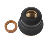 Capuchon de bouclier de torche, boucliers de coupe plasma et anneaux tourbillonnants, pièce de rechange pour le travail des métaux, pièce 2 IPT-45 pour port pour fret 45 A coupeur plasma