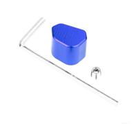 Capuchon de bouton de clignotant CNC rouge à remplacer directement (bleu) | Alliage d'aluminium de qualité supérieure, usiné CNC, convient aux accords 2004-2013, remplacement direct OE, finition