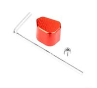 Capuchon de bouton de clignotant CNC rouge à remplacer directement (rouge) | Alliage d'aluminium de qualité supérieure, usiné CNC, convient aux accords 2004-2013, remplacement direct OE, finition