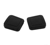 Capuchon de bouton de poignée de porte d'entrée sans clé, caoutchouc de rechange pour Mercedes-Benz Classe S W220 et Classe C215, avant gauche ou droit, noir (A2207601370/A2207601470) (paire)