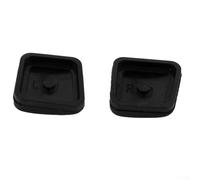 Capuchon de bouton de poignée de porte d'entrée sans clé pour - pour Classe S W220 et Classe CL C215, pièce de rechange en caoutchouc noir A2207601370 A2207601470 (paire)